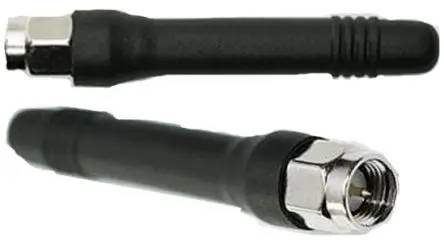 Produktfoto 1 von Abracon Bluetooth (BLE), WLAN Multiband-Antenne, Außen-, Lineare Polarisation, Stange, SMA, Stecker, 2 dBi, 55.2 mm