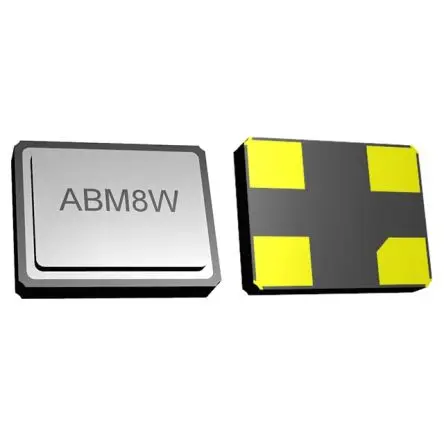 Produktfoto 1 von Abracon 32 MHz Quarzmodul, Oberfläche, ±10 ppm, 4 pF, B. 2.5mm, H. 0.75 mm, L. 3.2 mm, SMD, 4-Pin