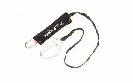 Produktfoto 1 von 3M verstellbar Karabiner Verdrehsicherung Fallschutz Stoßdämpfendes Trageband Einfach, Gew.Bel. 140 kg, 2 m