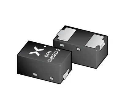 Produktfoto 1 von Nexperia Zenerdiode Einfach 1 Element/Chip Oberfläche 24 V 2 % / 365 mW max, DFN1006BD-2 2-Pin