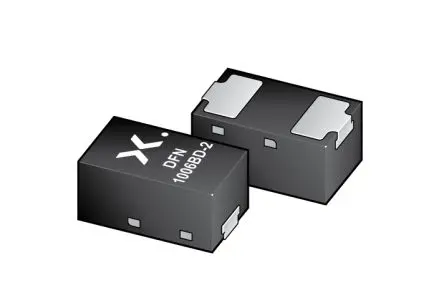 Produktfoto 1 von Nexperia Zenerdiode Einfach 1 Element/Chip Oberfläche 27 V 2 % / 365 mW max, DFN1006BD-2 2-Pin