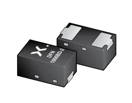 Produktfoto 1 von Nexperia Zenerdiode Einfach 1 Element/Chip Oberfläche 39 V 2 % / 365 mW max, DFN1006BD-2 2-Pin