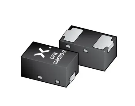 Produktfoto 1 von Nexperia Zenerdiode Einfach 1 Element/Chip Oberfläche 43 V 2 % / 365 mW max, DFN1006BD-2 2-Pin
