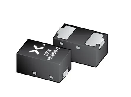 Produktfoto 1 von Nexperia Zenerdiode Einfach 1 Element/Chip Oberfläche 56 V 2 % / 365 mW max, DFN1006BD-2 2-Pin