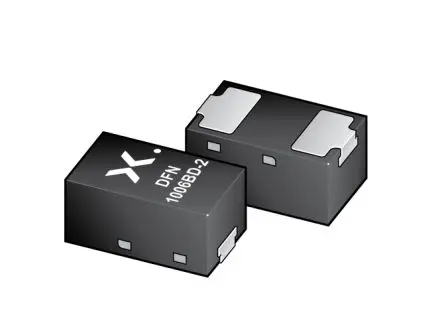 Produktfoto 1 von Nexperia Zenerdiode Einfach 1 Element/Chip Oberfläche 62 V 2 % / 365 mW max, DFN1006BD-2 2-Pin