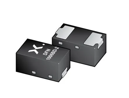 Produktfoto 1 von Nexperia Zenerdiode Einfach 1 Element/Chip Oberfläche 68 V 2 % / 365 mW max, DFN1006BD-2 2-Pin