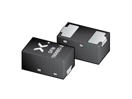 Nexperia Zenerdiode Einfach 1 Element/Chip Oberfläche 75 V 2 % / 365 mW max, DFN1006BD-2 2-Pin
