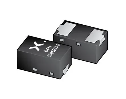 Produktfoto 1 von Nexperia Zenerdiode Einfach 1 Element/Chip Oberfläche 10 V 2 % / 365 mW max, DFN1006BD-2 2-Pin