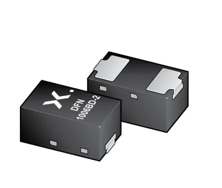 Produktfoto 1 von Nexperia Zenerdiode Einfach 1 Element/Chip Oberfläche 11 V 2 % / 365 mW max, DFN1006BD-2 2-Pin