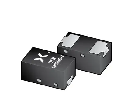 Produktfoto 1 von Nexperia Zenerdiode Einfach 1 Element/Chip Oberfläche 20 V 2 % / 365 mW max, DFN1006BD-2 2-Pin