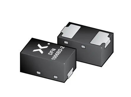Produktfoto 1 von Nexperia Zenerdiode Einfach 1 Element/Chip Oberfläche 13 V 2 % / 365 mW max, DFN1006BD-2 2-Pin