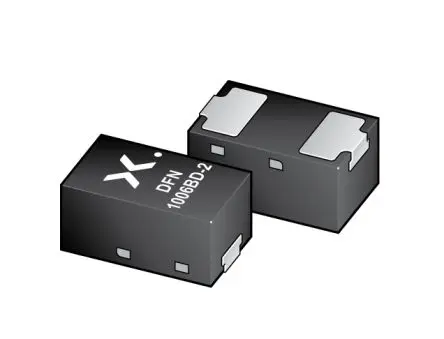 Produktfoto 1 von Nexperia Zenerdiode Einfach 1 Element/Chip Oberfläche 20 V 2 % / 365 mW max, DFN1006BD-2 2-Pin