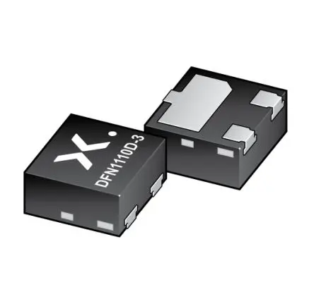 Produktfoto 1 von Nexperia AEC-Q101 ESD-Schutzdiode Bidirektional 25.5 V min., 3-Pin, Oberfläche 24 V max DFN1110D-3