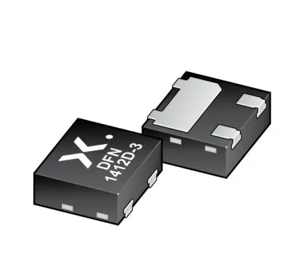 Produktfoto 1 von Nexperia AEC-Q101 ESD-Schutzdiode Bidirektional 25.5 V min., 3-Pin, Oberfläche 24 V max DFN1412D-3