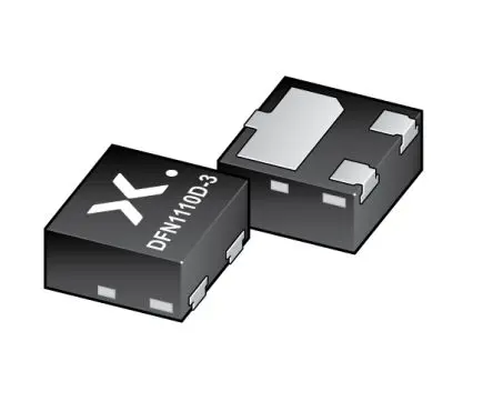 Produktfoto 1 von Nexperia AEC-Q101 ESD-Schutzdiode Bidirektional 28 V min., 3-Pin, Oberfläche 27 V max DFN1110D-3
