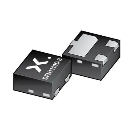 Produktfoto 1 von Nexperia AEC-Q101 ESD-Schutzdiode Bidirektional 28 V min., 3-Pin, Oberfläche 27 V max DFN1110D-3