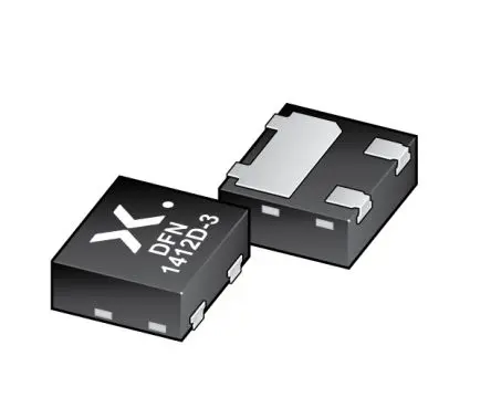 Produktfoto 1 von Nexperia AEC-Q101 ESD-Schutzdiode Bidirektional 28 V min., 3-Pin, Oberfläche 27 V max DFN1412D-3
