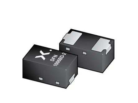 Produktfoto 1 von Nexperia Zenerdiode Einfach 1 Element/Chip Oberfläche 47 V 2 % / 365 mW max, DFN1006BD-2 2-Pin