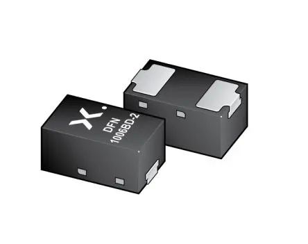 Produktfoto 1 von Nexperia Zenerdiode Einfach 1 Element/Chip Oberfläche 62 V 2 % / 365 mW max, DFN1006BD-2 2-Pin