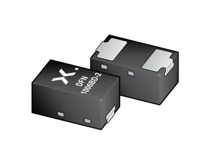 Produktfoto 1 von Nexperia Zenerdiode Einfach 1 Element/Chip Oberfläche 9.1 V 2 % / 365 mW max, DFN1006BD-2 2-Pin