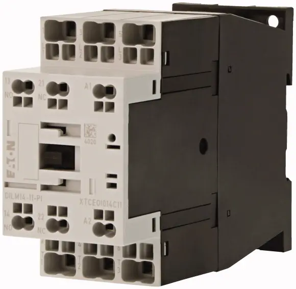 Produktfoto 1 von Eaton DILM Schütz 220 V ac-Spule, 3-polig, 690V / 14 A 6.8 kW 1 Schließer/1 Öffner Motorsteuerung, Widerstandsbelastung