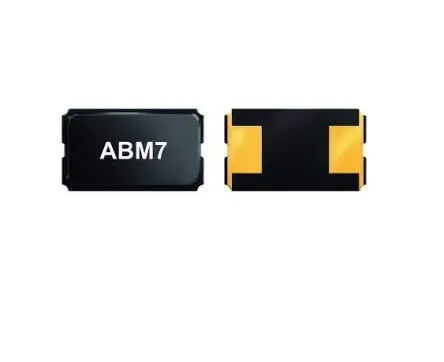 Produktfoto 1 von Abracon 10 MHz Quarz, Oberfläche, ±50 ppm, 18 pF, B. 3.5mm, H. 1.4 mm, L. 6 mm, SMD, 4-Pin