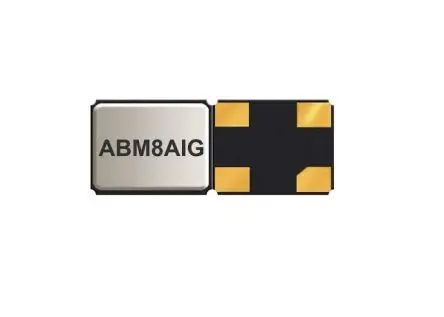 Produktfoto 1 von Abracon 8 MHz Quarz, Oberfläche, ±50 ppm, 8 pF, B. 2.5mm, H. 0.8 mm, L. 3.2 mm, Keramikgehäuse, 4-Pin, AEC-Q200