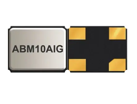 Abracon 25 MHz Quarz, Oberfläche, ±50 ppm, 10 pF, B. 2mm, H. 0.55 mm, L. 2.5 mm, Keramikgehäuse, 4-Pin, AEC-Q200