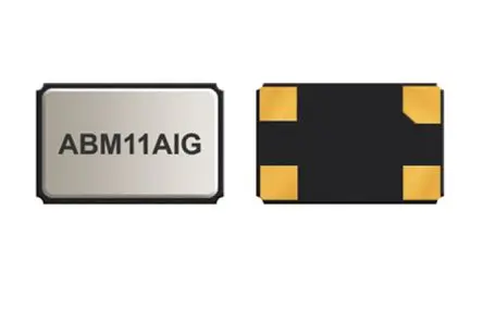 Produktfoto 1 von Abracon 20 MHz Quarz, Oberfläche, ±50 ppm, 10 pF, B. 1.6mm, H. 0.55 mm, L. 2 mm, Keramikgehäuse, 4-Pin, AEC-Q200