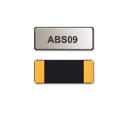 Produktfoto 1 von Abracon 32.768 MHz Quarz, Oberfläche, ±20 ppm, 9 pF, B. 1.5mm, H. 0.9 mm, L. 4.1 mm, SMD, 2-Pin