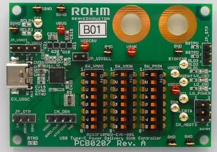 Produktfoto 1 von ROHM BD93F10MWV Evaluierungsplatine, Eigenständiger PD-Controller für Sink BD93F10MWV EVK Evaluierungskit, für Typ-C