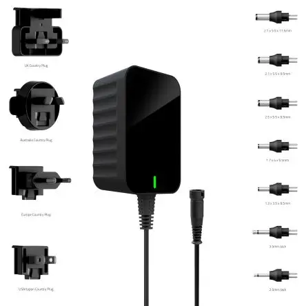 Produktfoto 1 von Friwo 18 W AC/DC-Adapter Australien, EU, UK, US, 24V dc