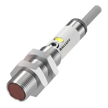 Produktfoto 1 von BALLUFF 12M Zylinderförmig Optischer Sensor, Diffus, PnP Ausgang