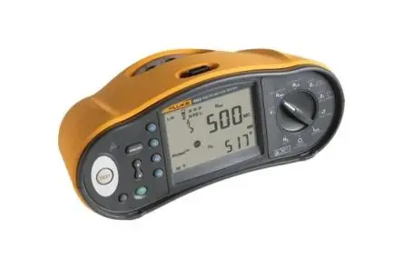 Produktfoto 1 von Fluke 1663 SCH FTT KIT Multifunktionsprüfgerät Phase auf Neutral, Phase-zu-Erde Erdungswiderstandsmessung Automatischer