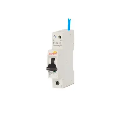 Produktfoto 1 von Contactum CCPBR Compact FI/LS-Schalter (RCBO) 6A, 1-polig Typ B, Empfindlichkeit 30 mA