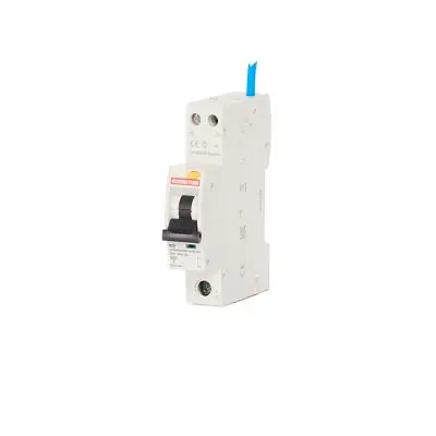 Produktfoto 1 von Contactum CCPBR Compact FI/LS-Schalter (RCBO) 20A, 1-polig Typ B, Empfindlichkeit 30 mA