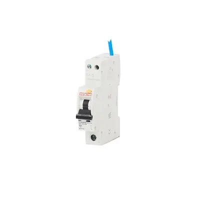 Produktfoto 1 von Contactum CCPBR Compact FI/LS-Schalter (RCBO) 50 A, 1-polig Typ B, Empfindlichkeit 30 mA