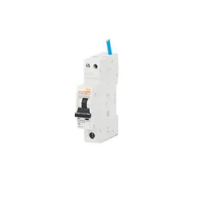 Produktfoto 1 von Contactum CCPBR Compact FI/LS-Schalter (RCBO) 50A, 1-polig Typ B, Empfindlichkeit 30 mA
