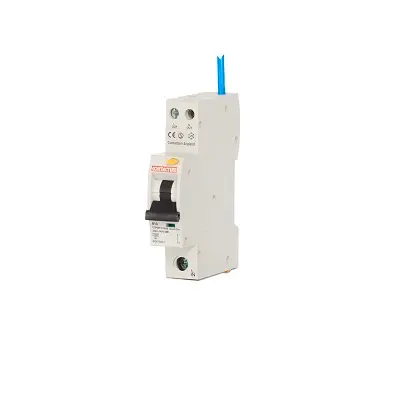 Produktfoto 1 von Contactum CCPBR Compact FI/LS-Schalter (RCBO) 10 A, 1-polig Typ B, Empfindlichkeit 30 mA