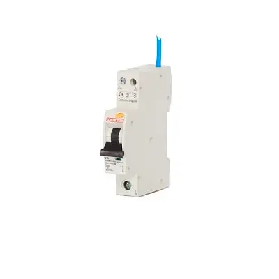 Produktfoto 1 von Contactum CCPBR Compact FI/LS-Schalter (RCBO) 16A, 1-polig Typ B, Empfindlichkeit 30 mA