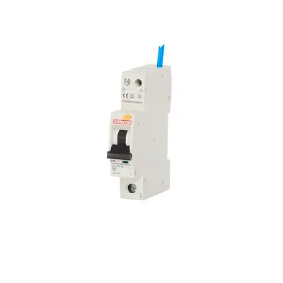 Produktfoto 1 von Contactum CCPBR Compact FI/LS-Schalter (RCBO) 16A, 1-polig Typ C, Empfindlichkeit 30 mA