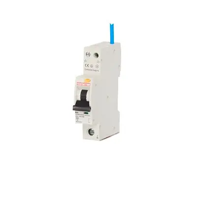Produktfoto 1 von Contactum CCPBR Compact FI/LS-Schalter (RCBO) 20A, 1-polig Typ B, Empfindlichkeit 30 mA