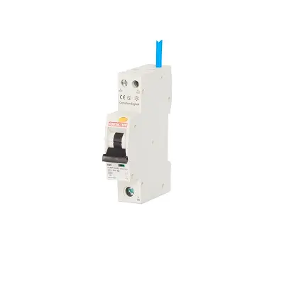 Produktfoto 1 von Contactum CCPBR Compact FI/LS-Schalter (RCBO) 20 A, 1-polig Typ C, Empfindlichkeit 30 mA