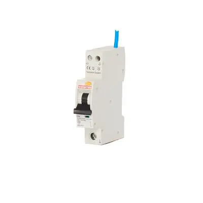 Produktfoto 1 von Contactum CCPBR Compact FI/LS-Schalter (RCBO) 32A, 1-polig Typ C, Empfindlichkeit 30 mA