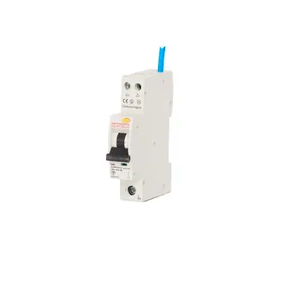 Produktfoto 1 von Contactum CCPBR Compact FI/LS-Schalter (RCBO) 40A, 1-polig Typ C, Empfindlichkeit 30 mA