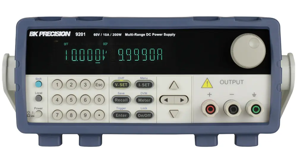 Produktfoto 1 von BK Precision BK9201B Digital Labornetzgerät 200W, 0 → 60V / 10A, DKD/DAkkS-kalibriert