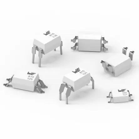 Produktfoto 1 von Wurth Elektronik WL-OCDA Optokoppler Optokoppler DC-In, 4-Pin DIP, Isolation 5000 V eff.