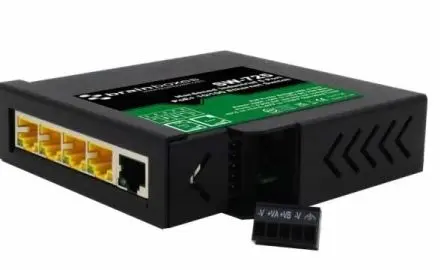 Produktfoto 1 von Brainboxes Ethernet-Switch 5-Port Unmanaged Power Over Ethernet 100Mbit/s
