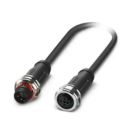 Produktfoto 1 von Phoenix Contact SAC, 3-polig Sensor-Betätigungselementkabel Stecker Buchse, Länge 1.5 m