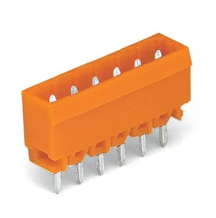 Produktfoto 1 von WAGO 231 Steckbarer Klemmenblock Header 6-Kontakte 5mm-Raster